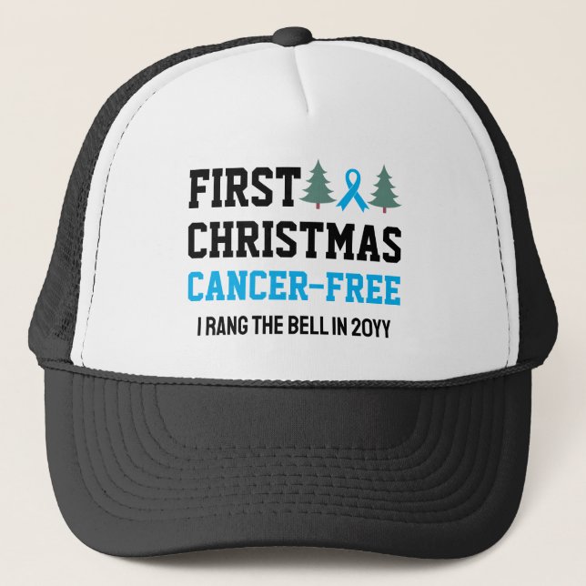 Boné PRIMEIRO NATAL Personalizado Sem Cancer de próstat (Frente)