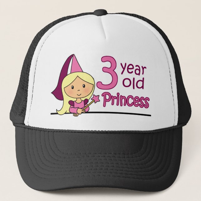 Boné Princesa Idade 3 (Frente)