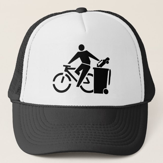Boné Pro bicicleta do anti carro (Frente)
