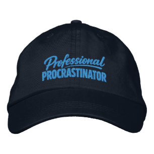 Boné Procrastinador Profissional Humor Divertido