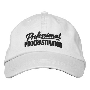 Boné Procrastinador Profissional Humor Divertido