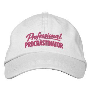 Boné Procrastinador Profissional Humor Divertido