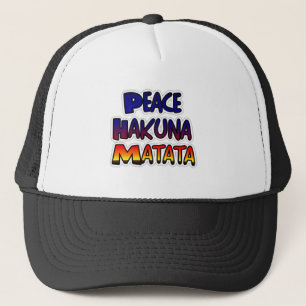 Boné Produtos para presentes da Peace Hakuna Matata