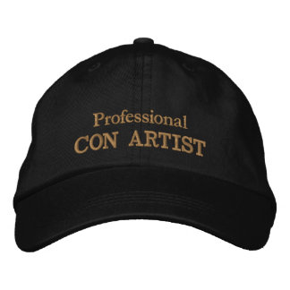 Boné Professional CON ARTIST embroidered trucker hat