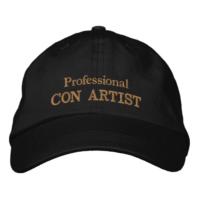 Boné Professional CON ARTIST embroidered trucker hat (Frente)