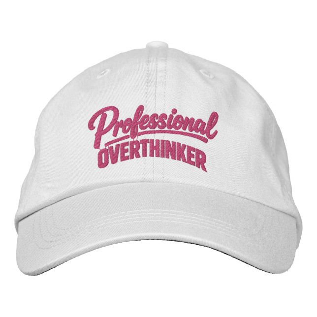 Boné Professional Overthinker Funny Humor (Frente)