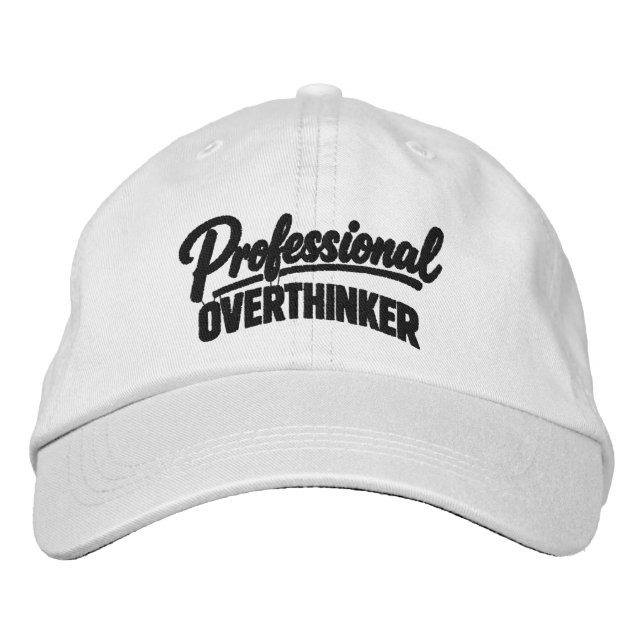 Boné Professional Overthinker Funny Humor (Frente)