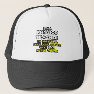 Boné Professora De Física... Presume Que Nunca Estou Er