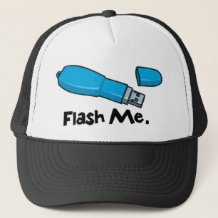 Boné projete-me design de pen drive