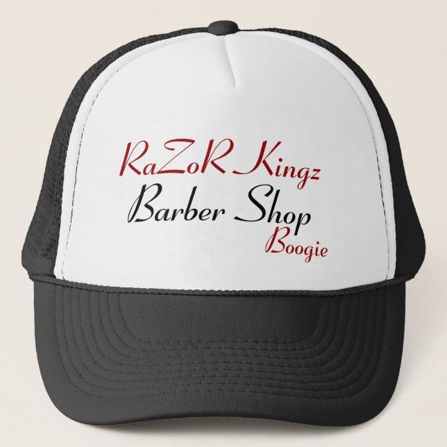 Boné Promocional da barbearia de Kingz da lâmina (Frente)