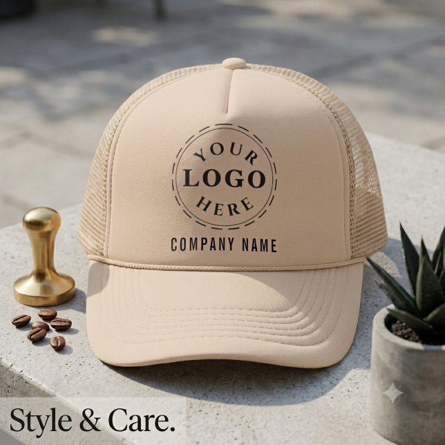 Boné Promova sua marca com K & K personalizado (Promote Your Brand with Personalized K & K Trucker Hat)