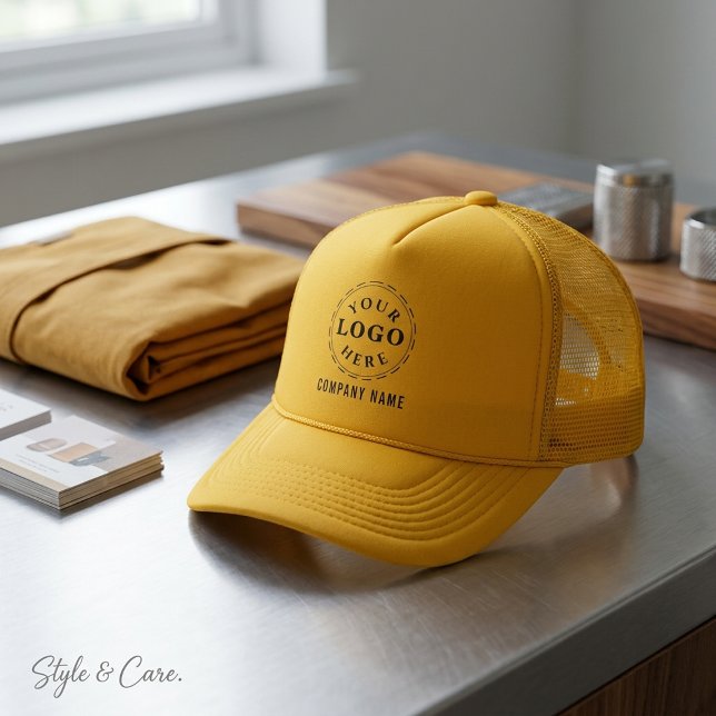 Boné Promova Sua Marca com Y & Y Personalizado (Promote Your Brand with Personalized Y & Y Trucker Hat)