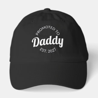 Boné Promovido a Papai Est 2027 Novo Papai Chás de Bebê