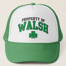 Boné Propriedade do irlandês de Walsh