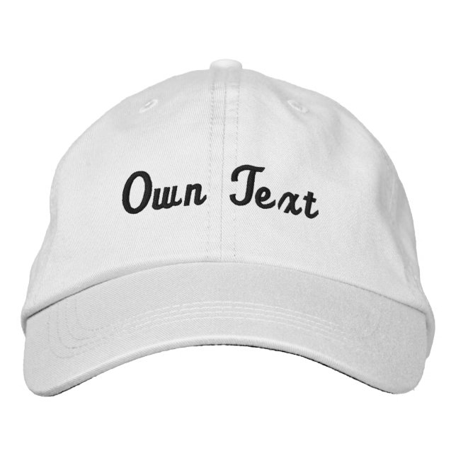 Boné Próprio Texto Lindo Visor Bonito-Chapéu (Frente)