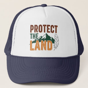 Boné "Proteja a Terra" Natureza de Montanha Ecológica