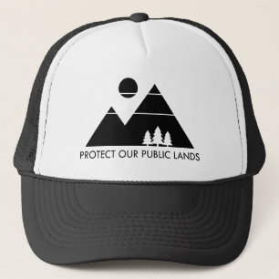 Boné Proteja as nossas terras públicas Montanha