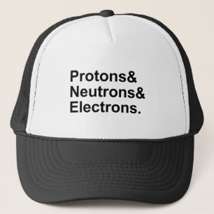 Boné Prótons Nêutrons Elétrons 3 Partes de um Átomo