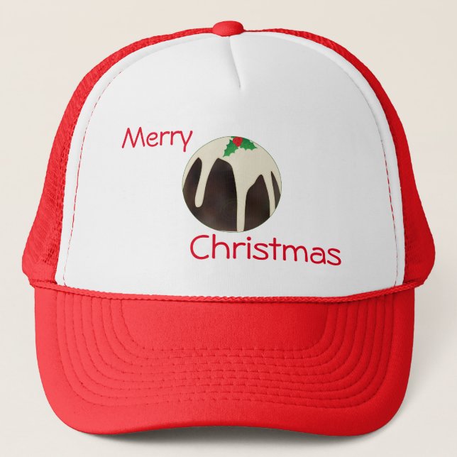 Boné Pudim De Natal De Boliche Na Grama, (Frente)
