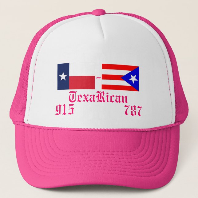 Boné puerto_rico_flag, TexasFlag, TexaRican, 915    … (Frente)