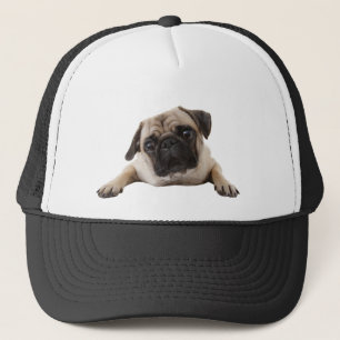 Boné Pug Dog Pet Animal Custom Trucker Hat