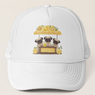 Boné Pug Dogs Lemonade Stand