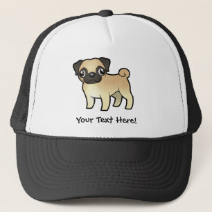 Boné Pug dos desenhos animados
