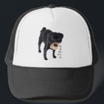 Boné Pug Negro Engraçado Tira Grandes Peitos da Vida<br><div class="desc">Pug Negro Engraçado Tira Grandes Peitos da Vida</div>