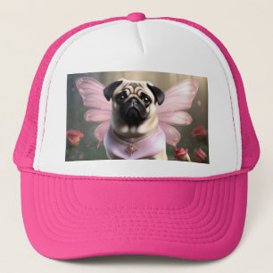 Boné Pug Real: A Fada Princesa de Reinos Encantados