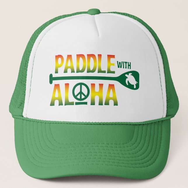 Boné Pule com Aloha Reggae Trucker Hat (Frente)