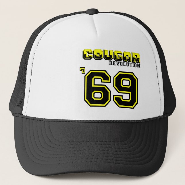 Boné Puma 1969 do chapéu da inclinação (Frente)