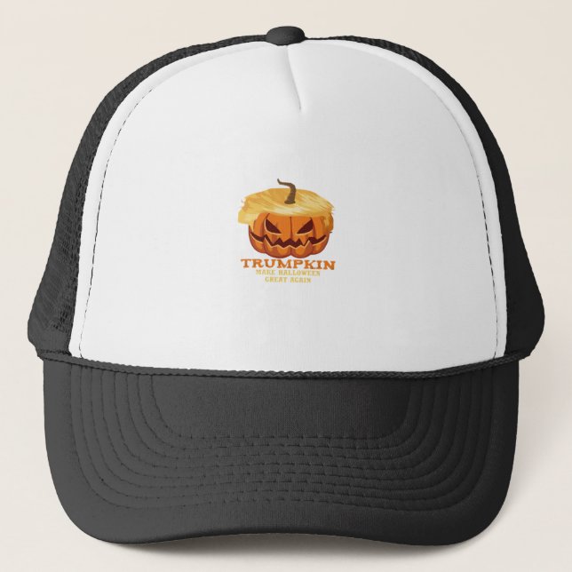 Boné Pumpkin de Dias de as Bruxas engraçados Trumpkin - (Frente)