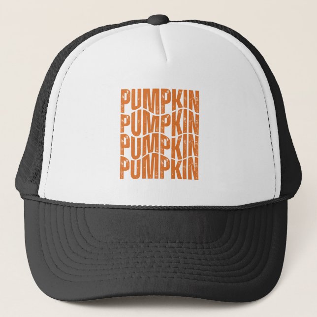 BONÉ PUMPKIN HALLOWEEN THANKSGIVT GIFT (Frente)
