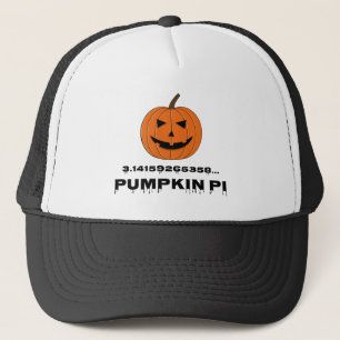 Boné Pumpkin pi Engraçado