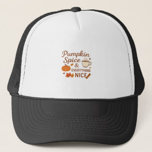 Boné Pumpkin Spice E Tudo O Que É Bonito Queda Design