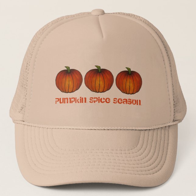Boné Pumpkin Spice Season Orange Autall Harvest (Frente)