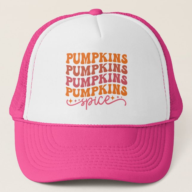 Boné Pumpkins Pumpkins Pumpkins Pumpkins Pumpkins Spice (Frente)