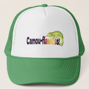 Boné Punição Engraçada de Camaleão Camuflado-impecável