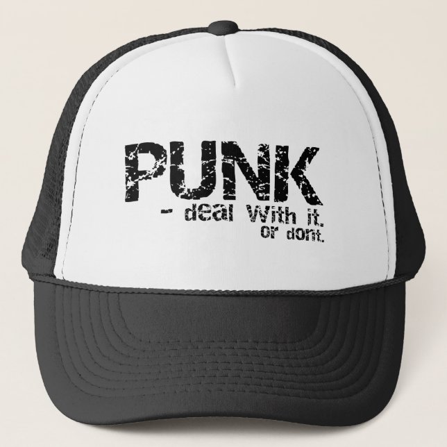 Boné PUNK hat (Frente)