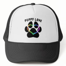 Puppy Love Rainbow Heart