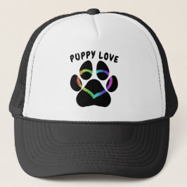 Boné Puppy Love Rainbow Heart