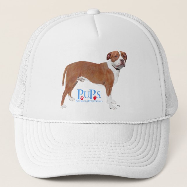 Boné PUPs Resgatou Pit Bull (Frente)