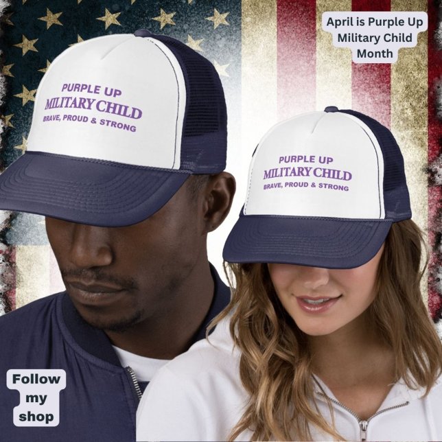 Boné Púrpura Juventude Militar e Adulto (Criador carregado)