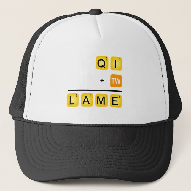 Boné QI é COXO! (Frente)