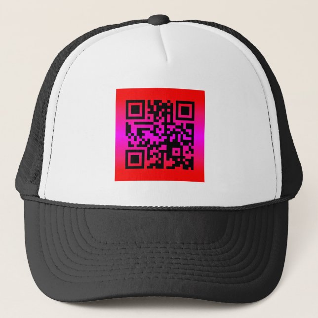 Boné QR Code® dizendo: DIA DA MÃE FELIZ (Frente)