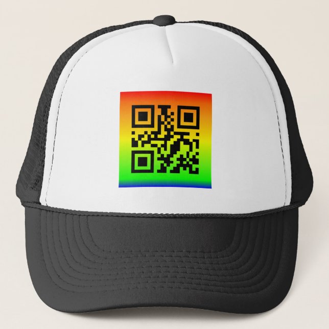Boné QR Code® dizendo: JOY (Frente)
