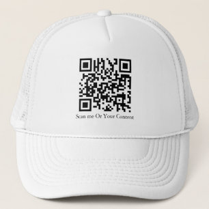 Boné QR Personalizado – Adicione seu QR e Conteúdo