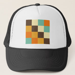Boné Quadrados de cores