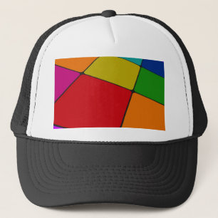 Boné Quadrados de cores