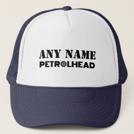 Boné Qualquer nome de Petrolhead Personalizada